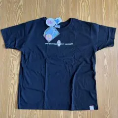 【新品未使用】おぱんちゅうさぎ Tシャツ ブラック M-L タグおまけ付きのサムネイル