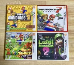 Nintendo 3DS マリオシリーズ 4本セット 動 作確認済み