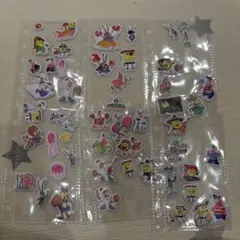 スポンジボブ ぷくぷくシールセット