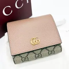 新品同然！ GUCCI グッチ コンパクト 折り財布 25 - メルカリ