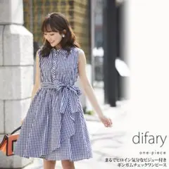 tocco closetギンガムチェックワンピース