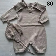 BBAMMA 韓国子供服　80 ニット　ロンパース　ベビー服のサムネイル
