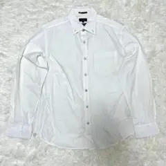 Paul Smith 長袖シャツ 高級生地 ホワイト キレイめ モード