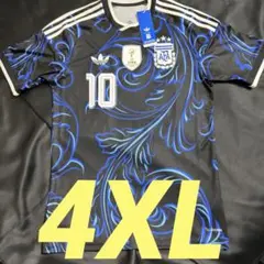 アディダス正規品 アルゼンチン代表 メッシ アウェイユニ 4XL 色抜け