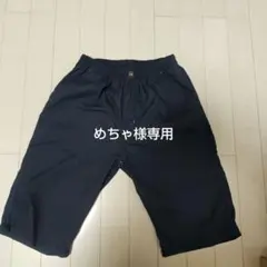 キッズ ハーフパンツ ブラック ウエストゴム170