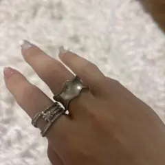 シルバーリング　2個セット