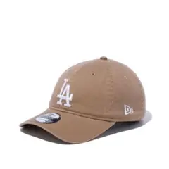 New Era 9TWENTY LAロゴ ブラウンキャップ