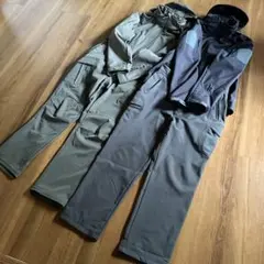 汎用カーゴパンツ＆ジャケット セットUPお買得2色組セット