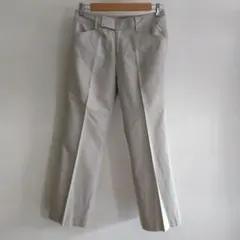 ベージュパンツ コットン混紡　コットンパンツ