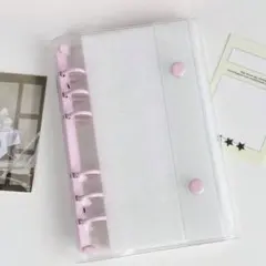 A6シール帳 バインダー ピンク