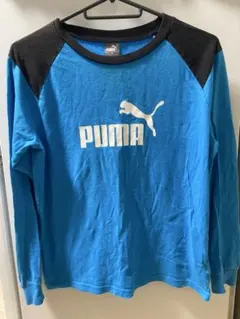 PUMA 長袖Tシャツ 160 ブルー ブラックのサムネイル