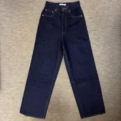 ハイウエスト デニム ワイドAZUL BY MOUSSY DENIM WIDE