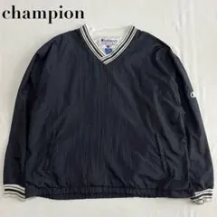 champion ナイロンジャケット プルオーバー XXL チャンピオン 黒