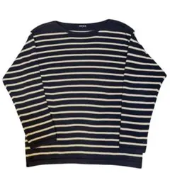 90s OLD UNIQLO 長袖 Tシャツ ボーダー ロンT 紺タグ