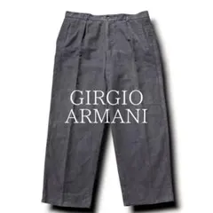 80s Giorgio Armani wide moleskin slacksのサムネイル