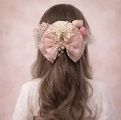 ꕤ୭351髪飾り 成人式 結婚式 卒業式 七五三 発表会 リボン 振袖 袴୭ꕤ