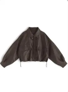 グレイル　襟2Wayレザーブルゾン[fo1951]