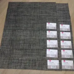 DAISO ランチョンマット ブラウン 45cm x 30cm 10枚セットのサムネイル