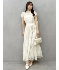 ◇新品◇ANDREA&Co. アンドレアアンドコー ベルテッドレースワンピース