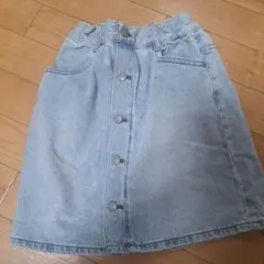 GU　キッズデニムスカート140cm