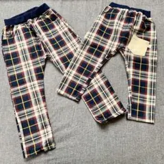 ZARA好きに⭐︎チェックパンツ新品未使用入園式双子コーデ90cm100cm