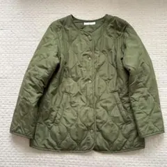 サマンサモスモスブルー　キルティング ジャケット カーキ L