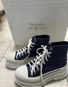 AlexanderMcQUEEN ハイカットスニーカー - メルカリ