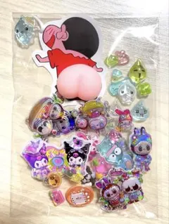 BIGお尻シール　ボンボンドロップ　3D ウォーターシール　おすそ分けセット