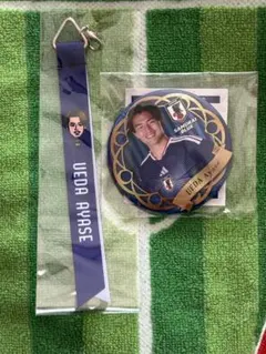 サッカー日本代表 上田綺世選手 バッジとボンフィン セット