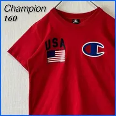 Champion チャンピオン USA ロゴ Tシャツ キッズ 160