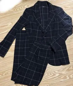 Salire サリア　ジャケット　パンツ　セットアップ　チェック