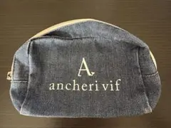 ancheri vif デニムポーチ