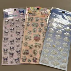 sanrio★ぷくっとシール3点セット
