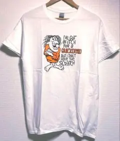 【美品】QUICKDEAD ライブTシャツ 半袖 イラスト 白