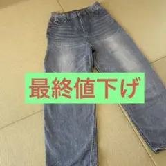 値下げ　GLOBAL WORK グローバルワーク デニム　ワイドパンツ Lサイズ