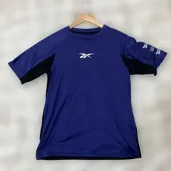 美品✨リーボック 半袖スポーツTシャツ M メンズ ブルートレーニングウェア
