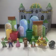 クッパ城　スーパーマリオ背景 フィギュアセット