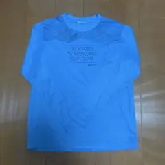 スリクソン　ロングTシャツ　ブルー　Oサイズ