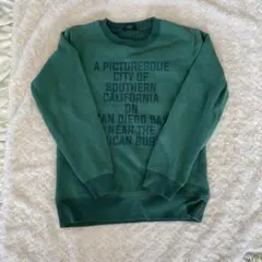 GLAZOS グリーン トレーナー 150