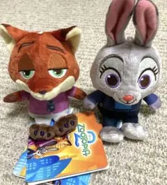 ズートピア2 赤いほっぺ マスコットシリーズ　ナムコ限定 ニック　ジュディセット