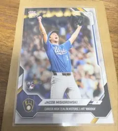 Jacob Misiorowski 미지오 로우 스키 Topps now 카드