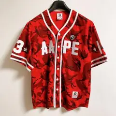 A BATHING APE ゲームシャツ A BATHING APE アベイシングエイプ 23SS Football Jersey