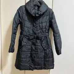 美品⭐︎COMME CA ISM ブラックキルティングコート 150