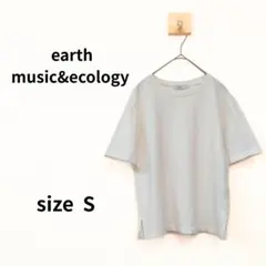 earth music&ecology 半袖Tシャツ S N-375のサムネイル