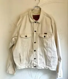 Wrangler ラングラー デニムジャケット Gジャン USA製 4th 白