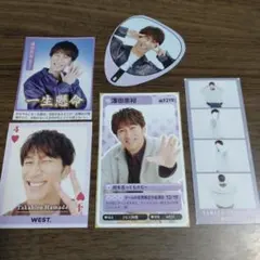 濵田崇裕　厚紙カード類　月刊テレビ誌2月号他