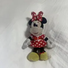 ミニーマウス ぬいぐるみ キーチェーン付き