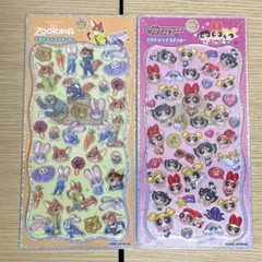 【正規品】 ズートピア パワーパフガールズ パワパフ プチドロップステッカー