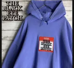 【即完売モデル】ブラックアイパッチ　パーカー　センター刺繍ロゴ　希少デザイン.