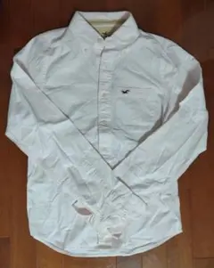 ★新品★Hollister★ホリスター★ボタンダウンシャツ★ピンク★メンズ★S★